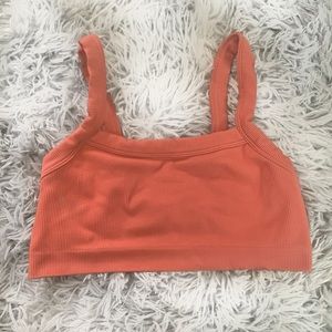 Coral Crop Top / Bralette